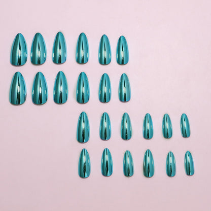 Elegantes Spiegel-Finish Press-On Nail Set Brehn
