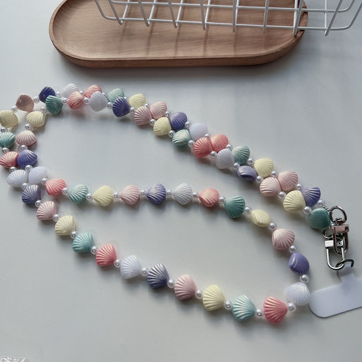 Shell Beaded Telefon Lanyard Brehn