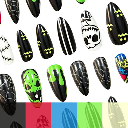 Halloween inspirierte Nagelkunst Brehn