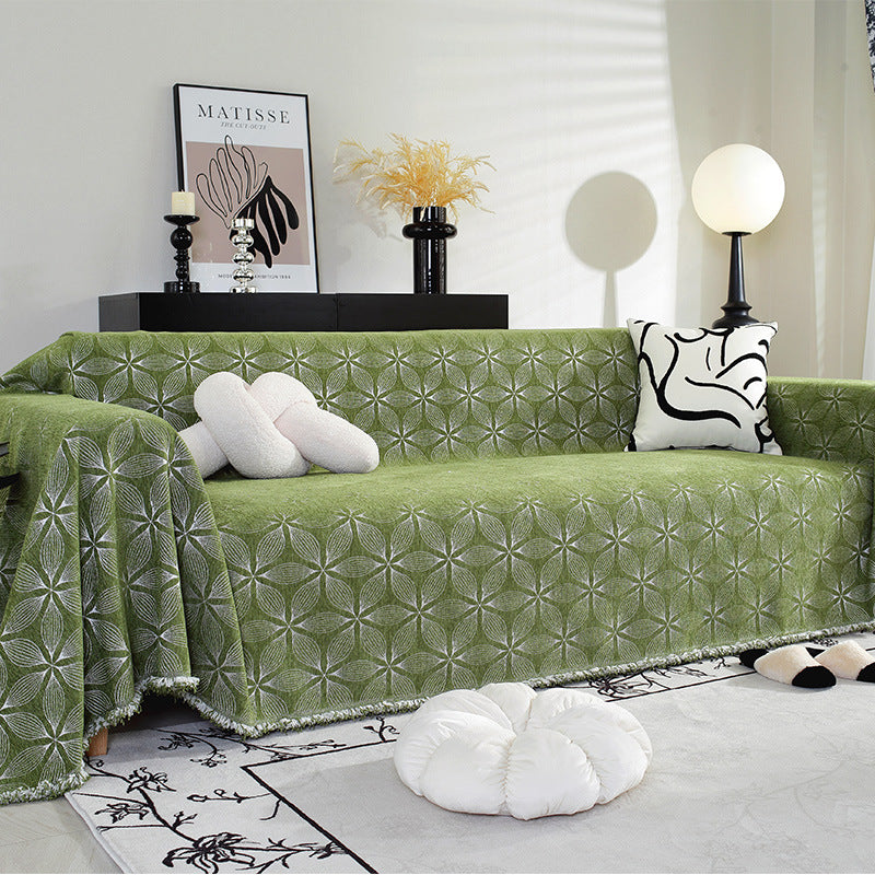 Strukturierte dekorative Sofaüberwurfdecke