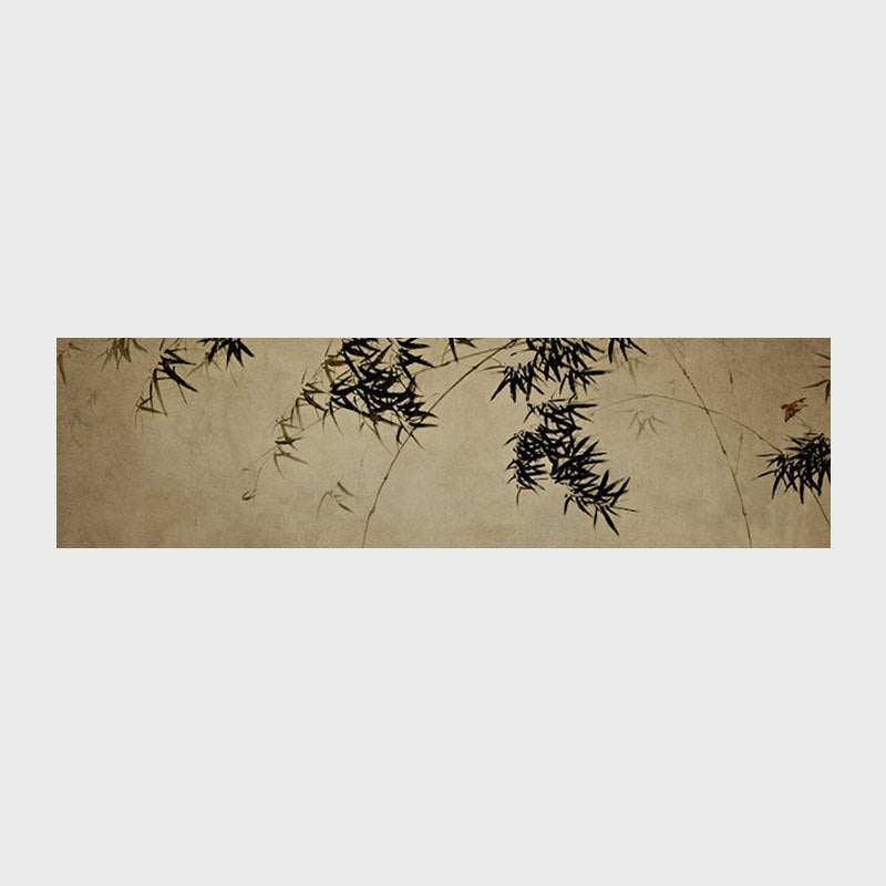 Abstract Bambus-inspirierte Wandkunst
