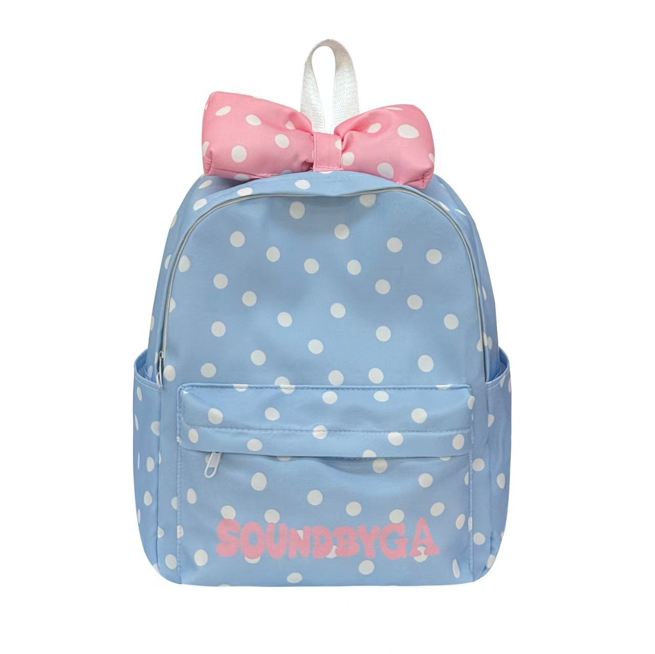 Mädchen Polka Dot Rucksack mit Schleifendetail Brehn