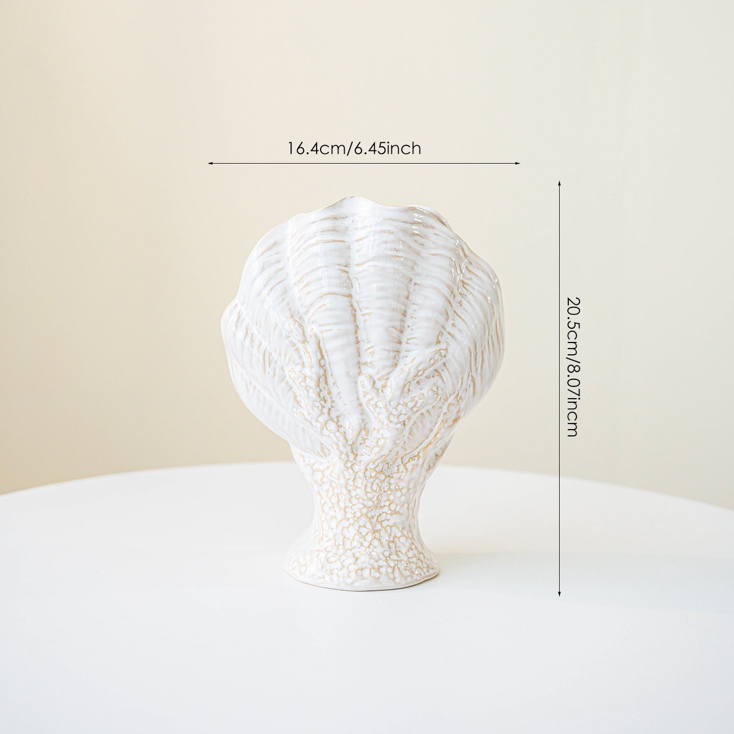 Gravierte glasierten Keramschale Tischvase Skulptur