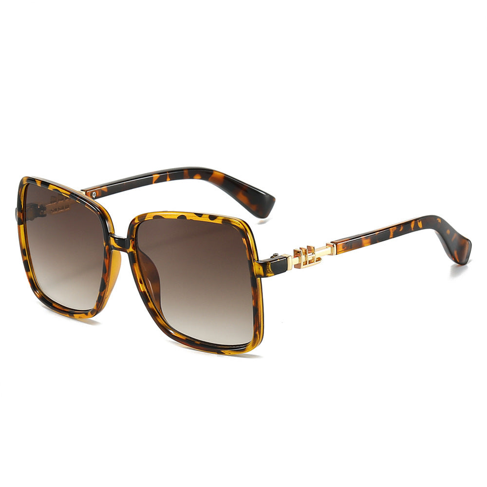 Damen Sonnenbrille mit großem Rahmen und Farbverlauf Brehn