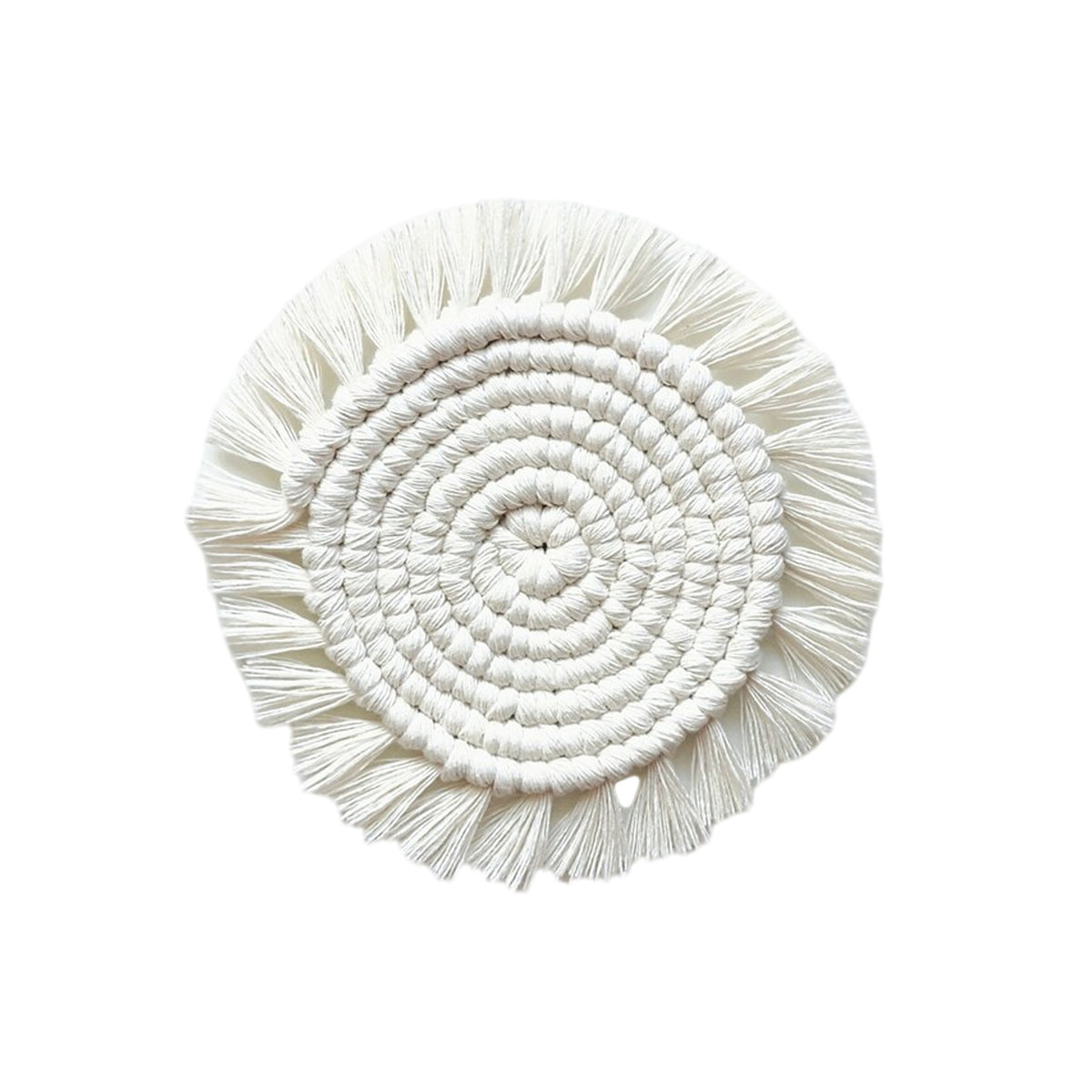 Elegante Makramee Wandmatte Brehn