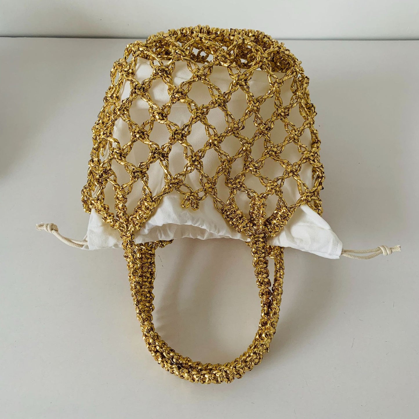 Netz-Shopper-Tasche mit Innenfutter Brehn