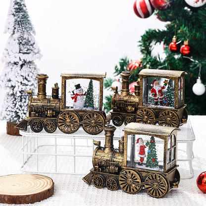 Dekorative Schneeball-Lokomotive Brehn
