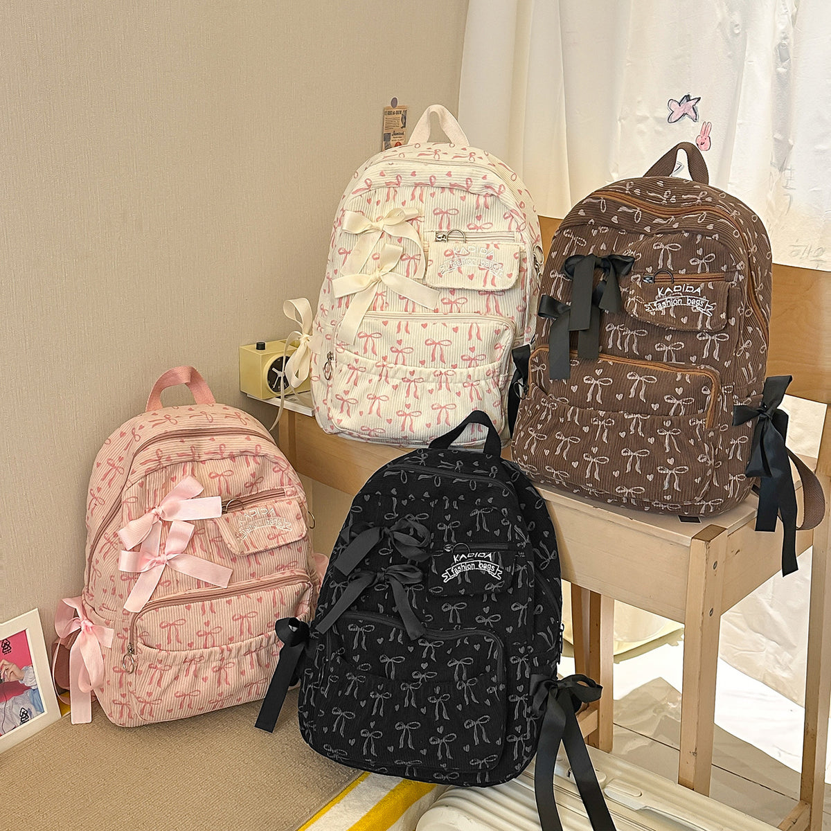 Stilvoller Rippstoff Rucksack Brehn