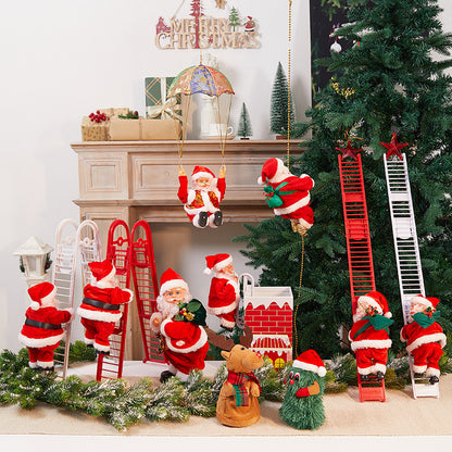 Dekorativer Weihnachtsmann mit Glöckchen Brehn