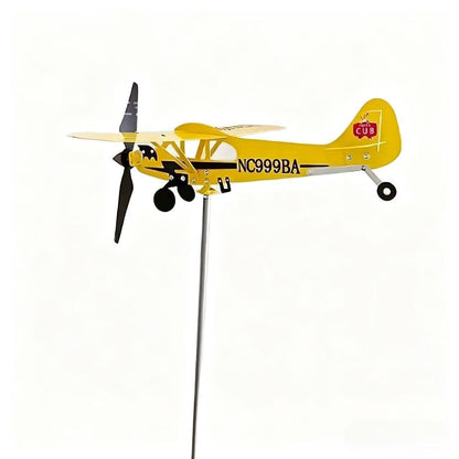 Dekorativer Flugzeug-Gartenstecker Brehn