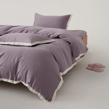 Luxuriöses Satin-Gefühl Bettbezug Set
