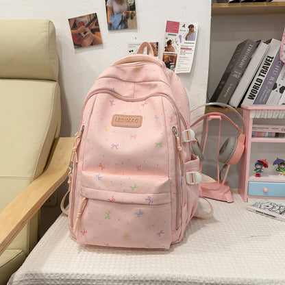 Stylischer Schulrucksack mit lustigen gemusterten Akzenten Brehn