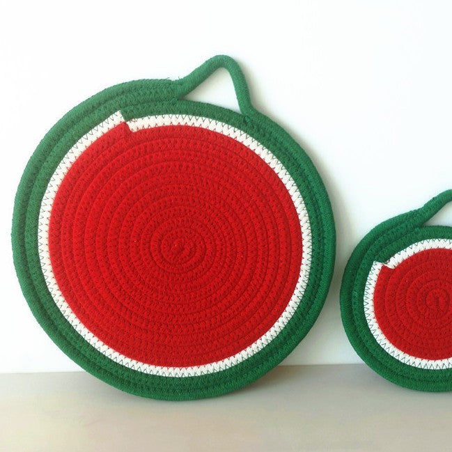 Verspielter Platzuntersetzer Im Wassermelonen-Design Brehn