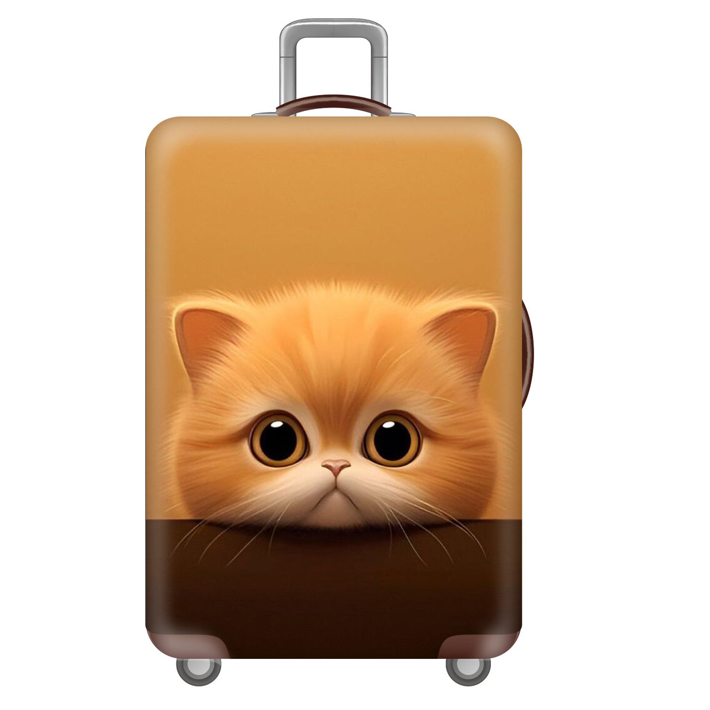 Unisex Hartschalenreisekoffer mit süßem Katzenmotiv Brehn