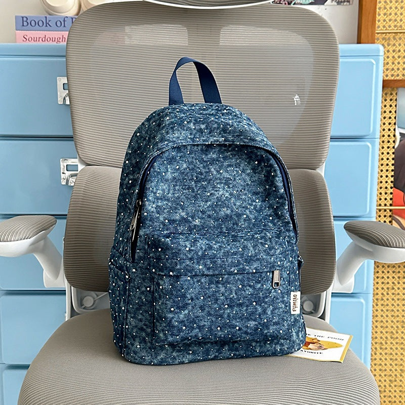 Lässiger leichter Rucksack mit gepunktetem Design Brehn