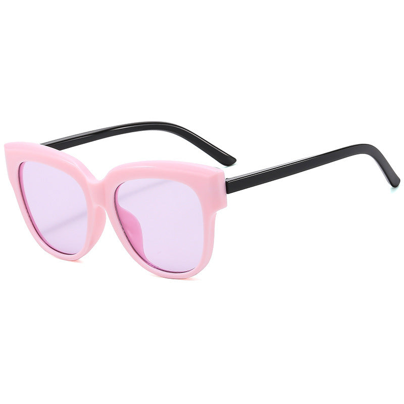 Damen Modische Cat-Eye Sonnenbrille mit trendigem Kunststoffrahmen Brehn
