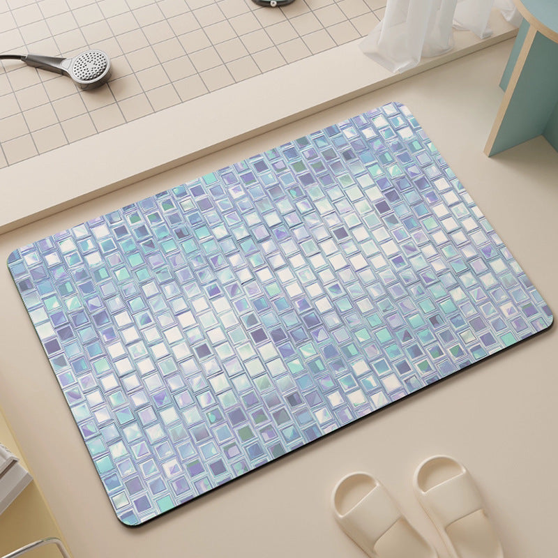 Luxuriöse Mosaikdesign-Badezimmermatte Brehn