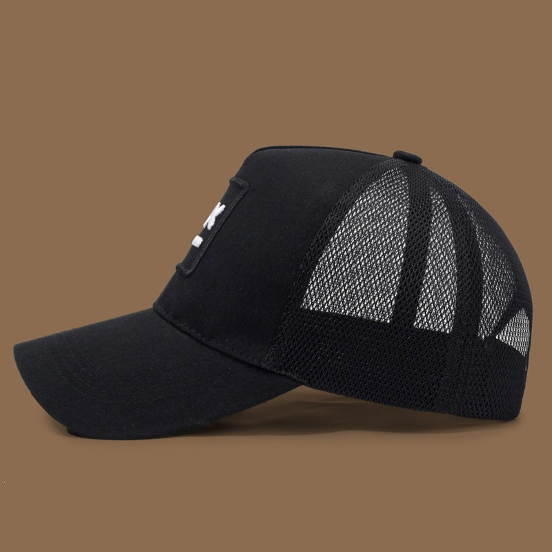 Damen Sportliche Baseballkappe mit Netzseiten Brehn