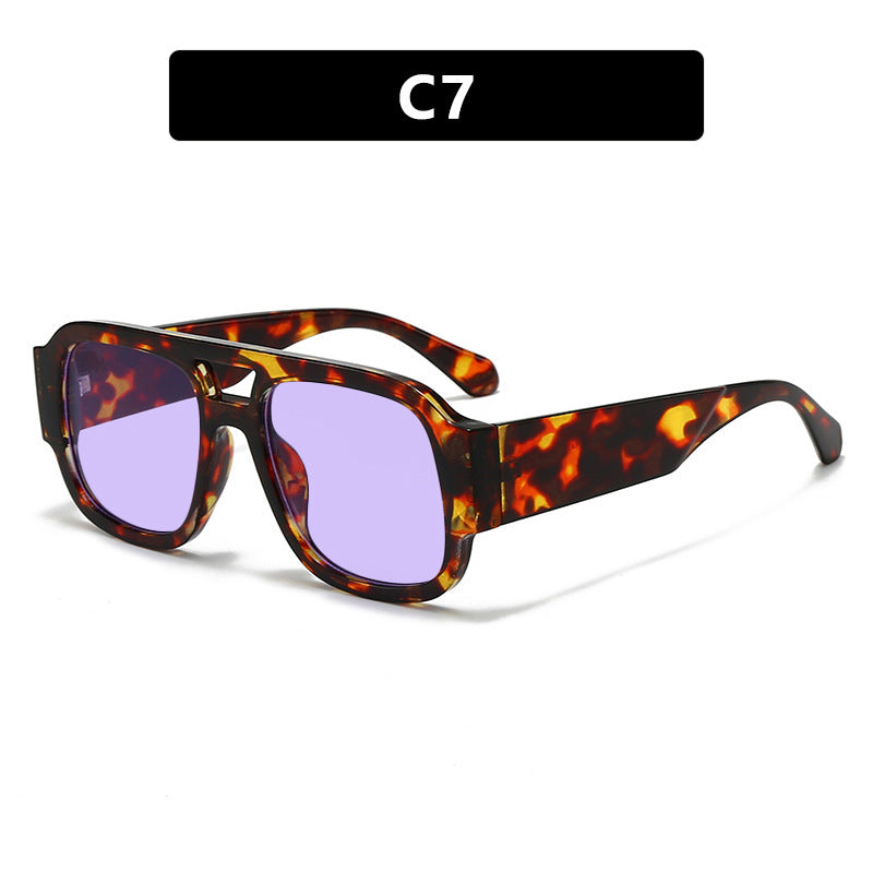 Damen moderne Sonnenbrille im eleganten Rechteckdesign Brehn