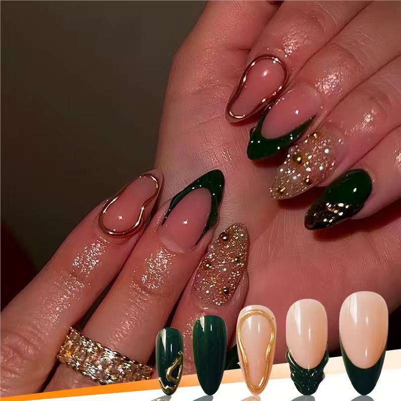 Elegante Gel-Nagelkunstverlängerungen Brehn