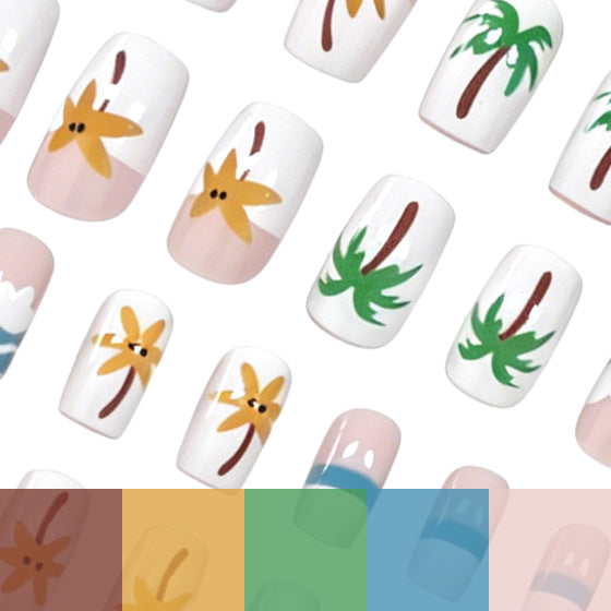 Tropisches Urlaubsthemen-Nageldesign Brehn