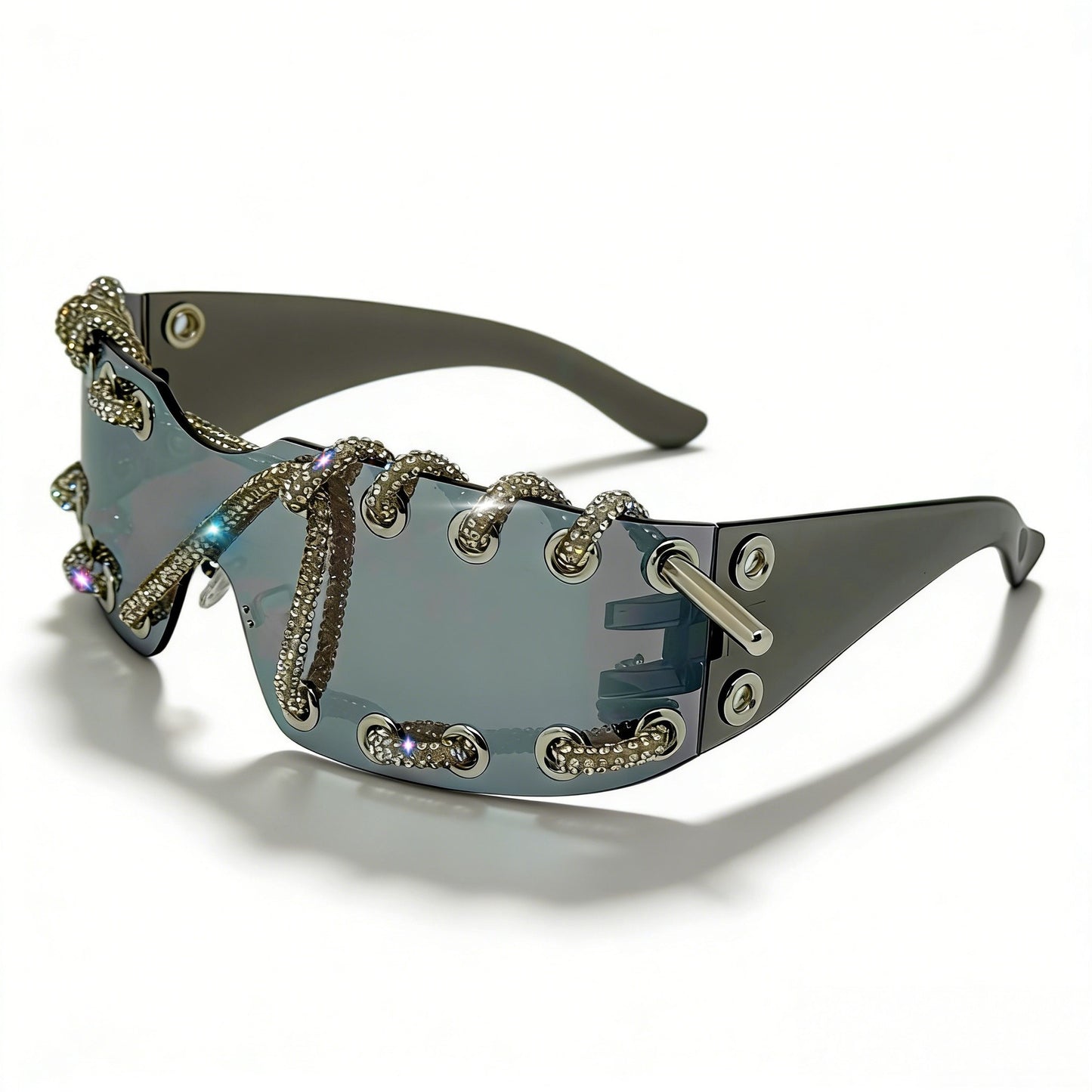Damen Sonnenbrille mit einzigartigem Schnürdesign Brehn