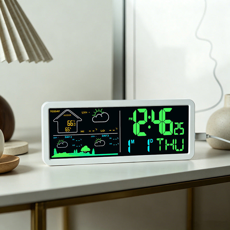 Digitaler Wetter- und Alarmwecker mit Hygrometer Brehn