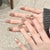 Glitter Nagelset mit luxuriösen Steinverzierungen Brehn