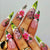 Kunstnägel mit Exquisitem Blumenmuster Brehn