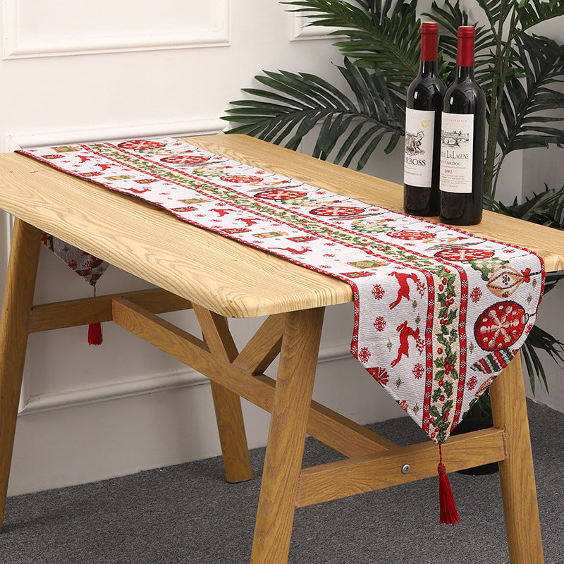 Weihnachts Tischläufer mit Rentier-Motiv Brehn