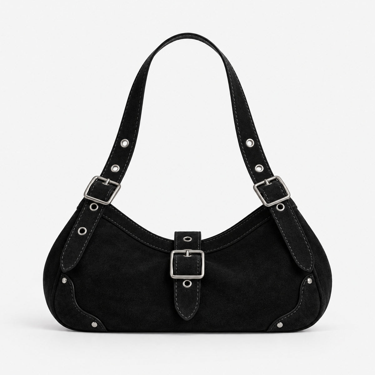 Wildleder Schultertasche