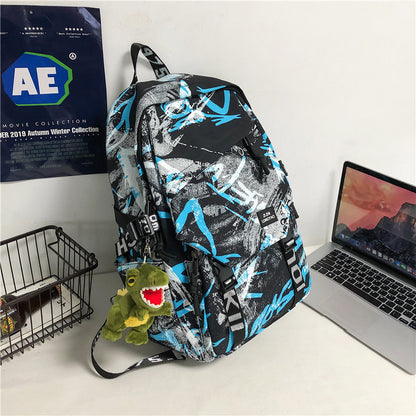 Stylischer Grafikdruck-Rucksack Brehn