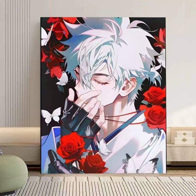 Künstlerischer Anime-inspirierter Wandkunstdruck Brehn