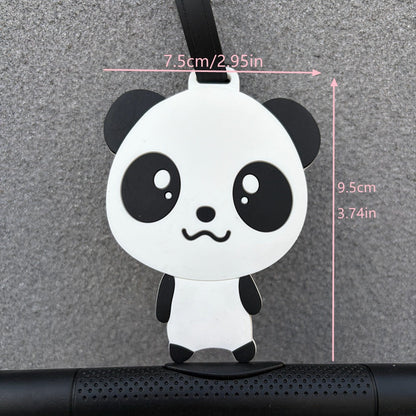 Niedlicher Panda-förmiger Gepäckanhänger Brehn
