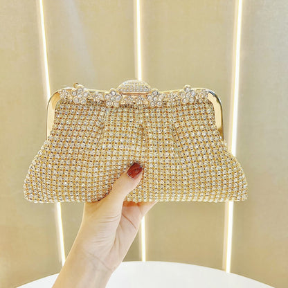 Glitzernde Kristall-Clutch