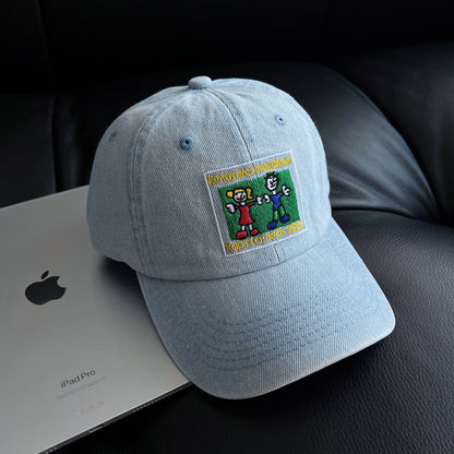 Vintage Grafik Denim Cap