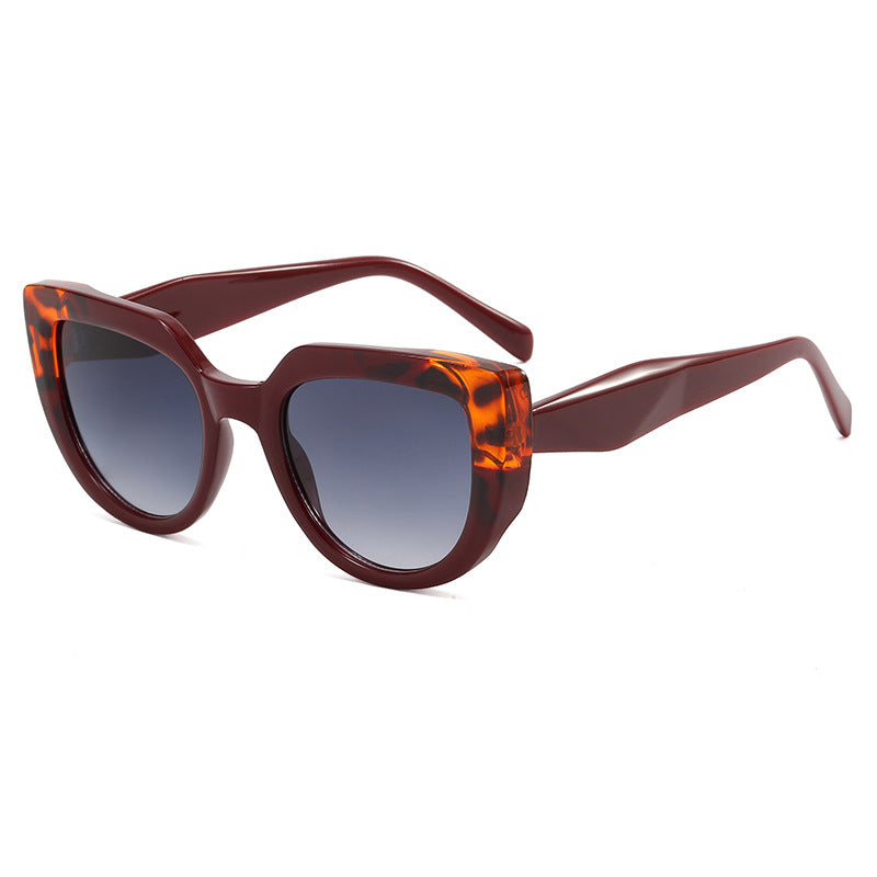 Damen modische Oversized-Sonnenbrille mit einzigartigem Design Brehn