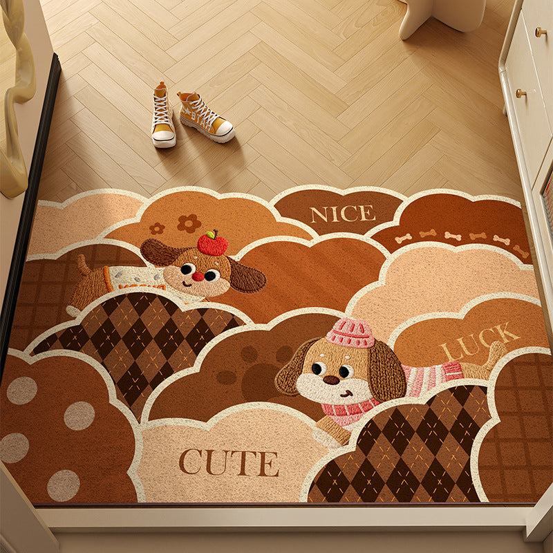 Verspielt dog-themed Bereichsmatte