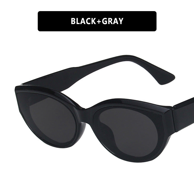 Damen Cat-Eye Sonnenbrille mit stilvollem Leopardenmuster und UV-Schutz Brehn
