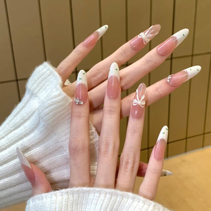 Premium Floral-Design Press-On Nägel Brehn
