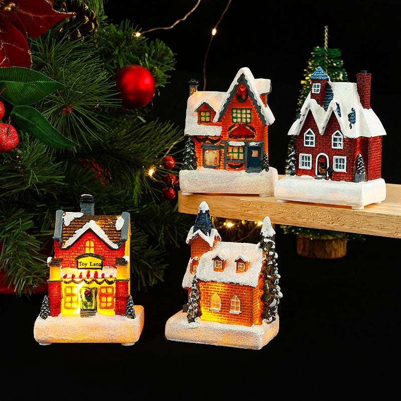 Dekorative Weihnachtsbeleuchtung mit LED-Hausdesign Brehn