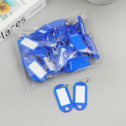 Unisex Etikettenschilder mit Schlüsselring und beschreibbarem Feld Brehn