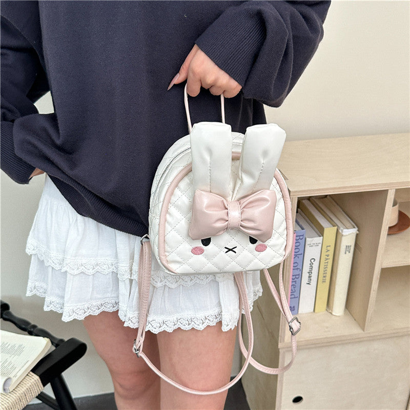Niedlicher Hasen-Themen Mini-Rucksack Brehn