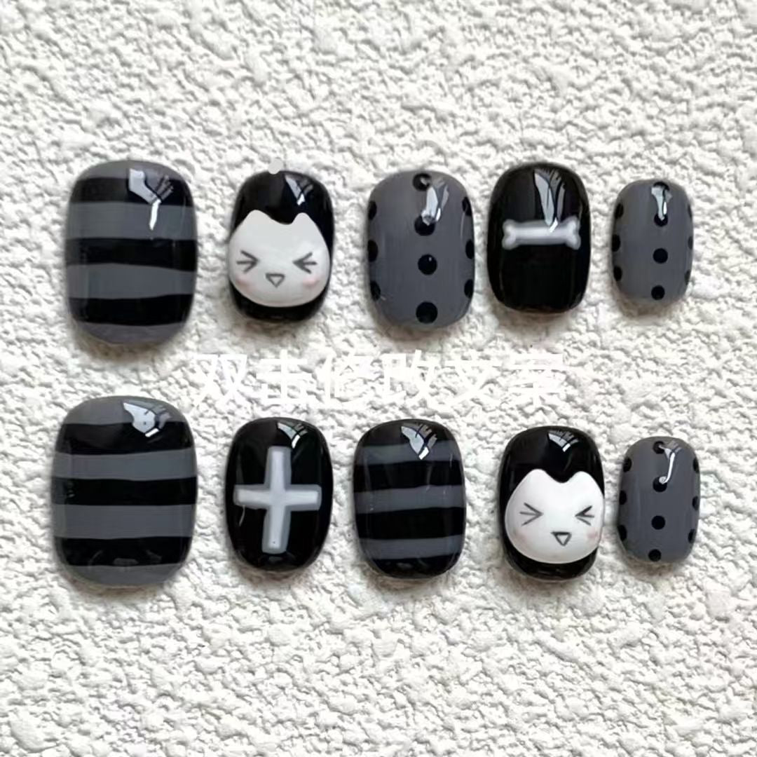 Kunstfingernägel mit Verspielten Tierdesigns Brehn