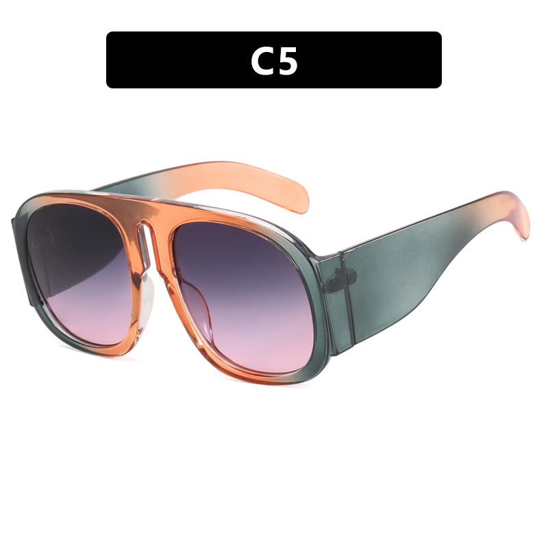 Damen oversized Sonnenbrille mit breitem Rahmen und hoher UV-Schutz Brehn