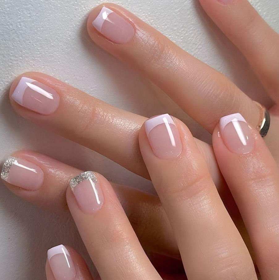 Elegante französische Spitzen-Acryl-Nagelverstärkungen Brehn 1789915301