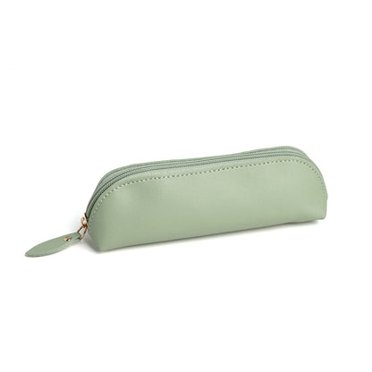 Premium Leder Reißverschluss Bleistift Etui Brehn