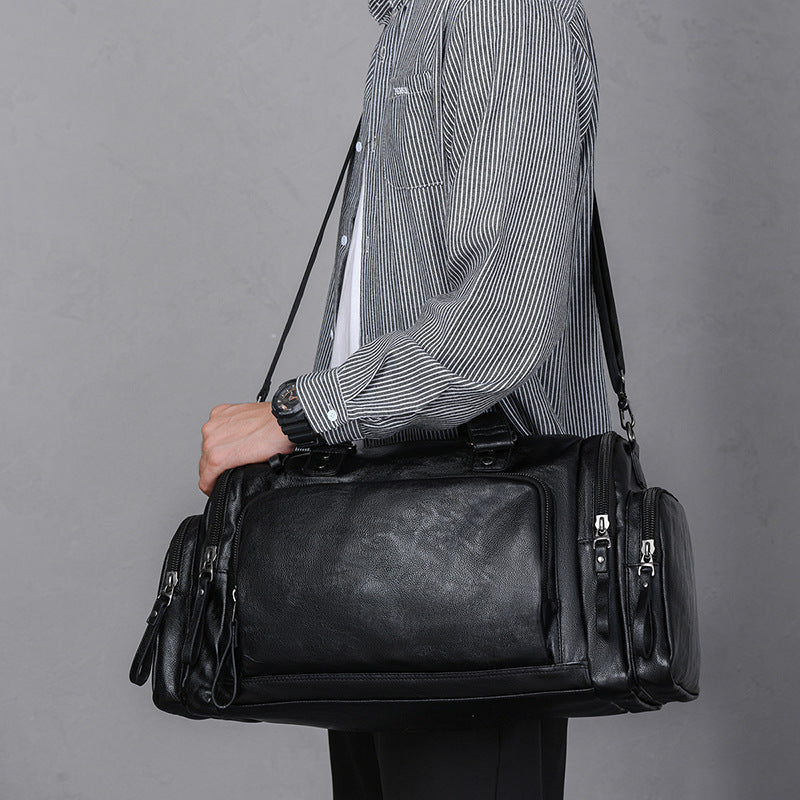 Vielseitige Leder-Reise-Duffle-Tasche Brehn