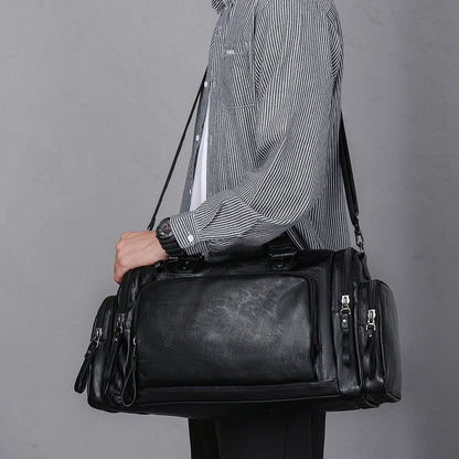 Vielseitige Leder-Reise-Duffle-Tasche Brehn