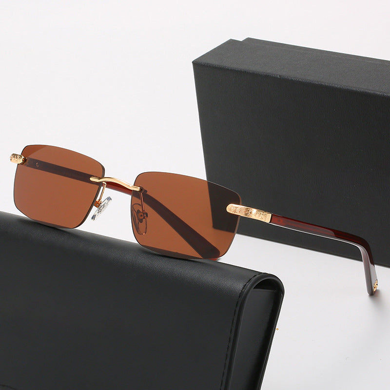 Damen modische Halbrahmenbrille mit komfortablen Nasenpolstern und edlem Design Brehn